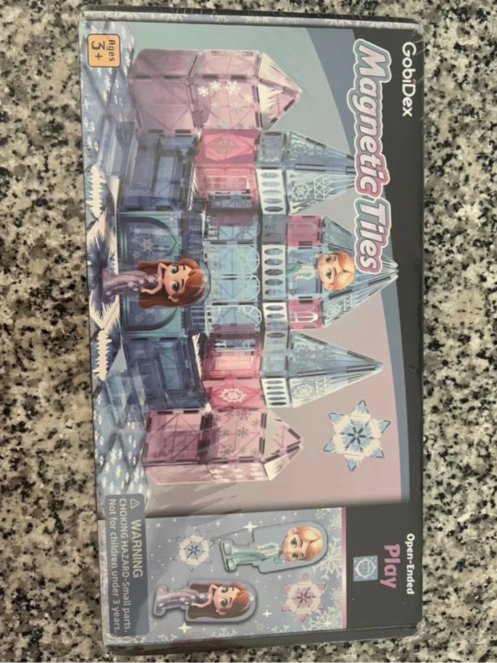 Princess Magnetic Castle Building Set - Blue & Pink